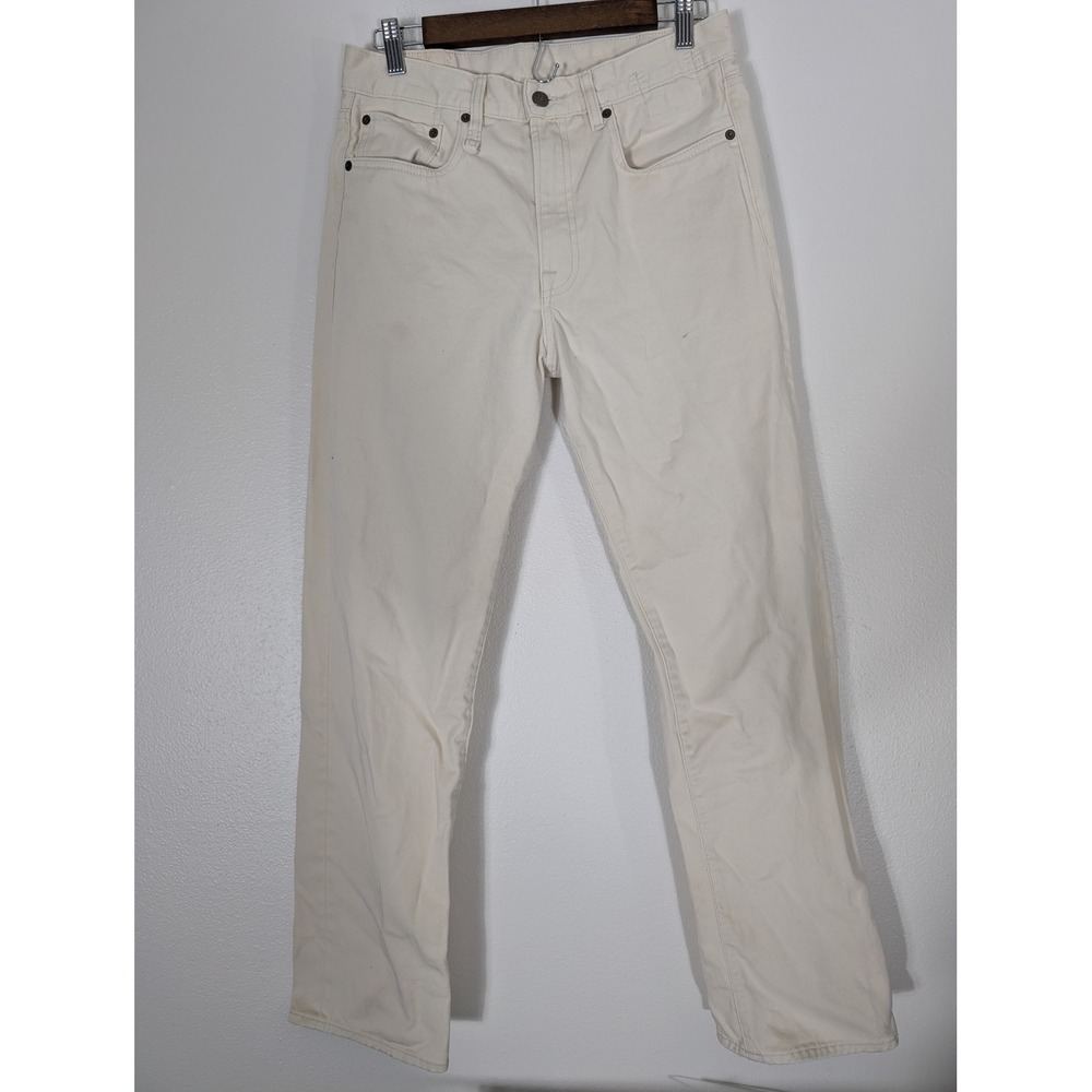R13 Limited Edition Size 26 30/30 Cuffed BF Jeans White Selvedge lvedge Denim